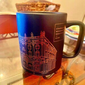 Starbucks Reserve Roastery Milano Milan Italy 2018 Black Mug New No Box 12 oz